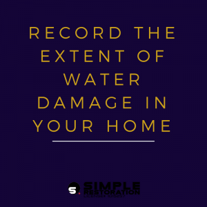 water damage in your home