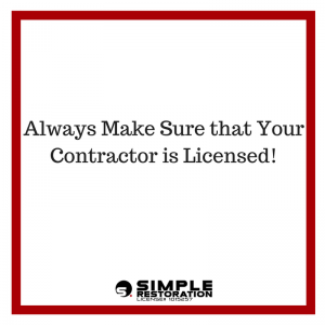 licensed contractor